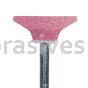 B-81, 3/4x3/16x1/8"sk, Mounted Point, Vitrified, PA/O