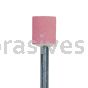 B-134, 5/16x3/8x1/8"sk, Mounted Point, Vitrified, PA/O