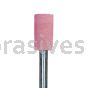 B-135, 1/4x1/2x1/8"sk, Mounted Point, Vitrified, PA/O