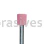 B-136, 1/4x5/16x1/8"sk, Mounted Point, Vitrified, PA/O