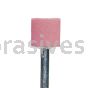 W-175, 3/8x3/8x1/8"sk, Mounted Point, Vitrified, PA/O
