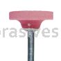 W-200, 3/4x1/8x1/4"sk, Mounted Point, Vitrified, PA/O