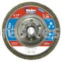 Weiler 31314 - 4-1/2" , 40Z, 5/8"-11 A.H., Vortec Pro Abrasive Flap Disc, Angled, Aluminum Backing - 012382313142