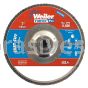 Weiler 31334 - 7" 80Z, 5/8"-11 A.H., Vortec Pro Abrasive Flap Disc, Angled, Aluminum Backing - 012382313340