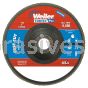 Weiler 31360 - 7" , 24Z, 7/8" A.H., Vortec Pro Abrasive Flap Disc, Angled, Phenolic Backing - 012382313609
