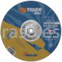 Weiler 58062 9 x 1/8 TIGER ZIRC Type 27 Roughneck Pipeline Wheel Z30T 5/8-11 Nut