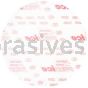 Norton Abrasives 77696088714 6" P1000 Q175 Norton Pure Ice Film (Red) Hook and Loop Discs