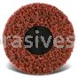 3" Type R Strip-It Disc Silicon Carbide Red Extra Coarse