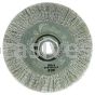 Weiler 00156 4" Narrow Face Crimped Wire Wheel .006 Stainless Steel Fill 5/8"-11 UNC Nut