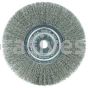 Weiler 01158 8" Narrow Face Crimped Wire Wheel .0104" Steel Fill 3/4" Arbor Hole