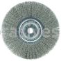 Weiler 01168 8" Narrow Face Crimped Wire Wheel .0118" Steel Fill 3/4" Arbor Hole