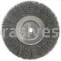 Weiler 01228 10" Narrow Face Crimped Wire Wheel .006" Steel Fill 3/4" Arbor Hole