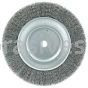 Weiler 01514 8" Maximum Density Crimped Wire Wheel .0118" Steel Fill 5/8" Arbor Hole