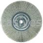 Weiler 01795 8" Narrow Face Crimped Wire Wheel .0104" Stainless Steel Fill 5/8" Arbor Hole