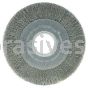 Weiler 03110 8" Wide Face Crimped Wire Wheel .006" Steel Fill 2" Arbor Hole