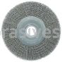 Weiler 03240 12" Wide Face Crimped Wire Wheel .020" Steel Fill 2" Arbor Hole