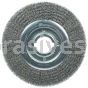 Weiler 06160 10" Medium Face Crimped Wire Wheel .014" Steel Fill 2" Arbor Hole