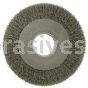 Weiler 06620 8" Medium Face Crimped Wire Wheel .020" Steel Fill 2" Arbor Hole