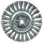 Weiler 08106 6" Standard Twist Knot Wire Wheel .023" Steel Fill 5/8"-11 UNC Nut