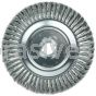 Weiler 08179 10" Standard Twist Knot Wire Wheel .014" Steel Fill 1-1/4" Arbor Hole