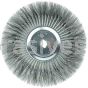 Weiler 08249 15" Standard Twist Knot Wire Wheel .016" Steel Fill 1-1/4" Arbor Hole
