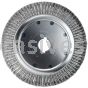 Weiler 08330 14" High Density Standard Twist Knot Wire Wheel .020" Steel Fill 2" Arbor Hole