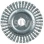 Weiler 08750 Roughneck Jr. 5" Root Pass Weld Cleaning Brush .020" Steel Wire Fill 7/8" Arbor Hole
