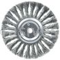 Weiler 08835 7" Standard Twist Knot Wire Wheel .014" Steel Fill 5/8" Arbor Hole