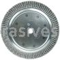 Weiler 09089 15" Extra High Density Standard Twist Knot Wire Wheel .020" Steel Fill 1-1/4" Arbor Hole