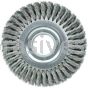 Weiler 09430 8" Standard Twist Knot Wire Wheel .016" Steel Fill 2" Arbor Hole