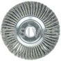 Weiler 09540 12" Standard Twist Knot Wire Wheel .023" Steel Fill 2" Arbor Hole