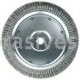 Weiler 09809 14" Extra High Density Standard Twist Knot Wire Wheel .020" Steel Fill 1-1/4" Arbor Hole