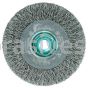 Weiler 13077 4" Narrow Face Crimped Wire Wheel .014" Steel Fill M14 x 2.0 Nut