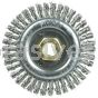 Weiler 13238 Roughneck Jr. 4-1/2" Stringer Bead Wire Wheel .020" Stainless Steel Fill 5/8"-11 UNC Nut