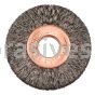 Weiler 15302 1-1/2" Small Diameter Crimped Wire Wheel .006" Steel Fill 3/8" Arbor Hole
