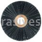 Weiler 17263 3" Small Diameter Nylon Wheel Brush .016" Crimped Black Nylon Fill 1/2" Arbor Hole