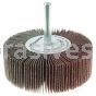 Weiler 30727V 3" x 1" x 80 AO Wolverine Coated Abrasive Flap Wheel 1/4" Stem Vending Ready