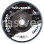 Weiler 31363 7" Wolverine Abrasive Flap Disc Conical Type 29 Phenolic Backing 60 Z 7/8" Arbor Hole