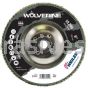 Weiler 31451 6" Wolverine Abrasive Flap Disc Angled Type 29 Phenolic Backing 40 Z 5/8"-11 UNC Nut