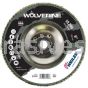 Weiler 31453 6" Wolverine Abrasive Flap Disc Angled Type 29 Phenolic Backing 80 Z 5/8"-11 UNC Nut