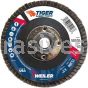 Weiler 50106 4-1/2" Tiger Ceramic Abrasive Flap Disc Conical Type 29 Phenolic Back