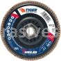 Weiler 50122 4-1/2" Tiger Ceramic Abrasive Flap Disc