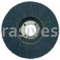 Weiler 50804V 4-1/2" Big Cat Abrasive Flap Disc Flat Type 27 Phenolic Backing 60 Z 7/8" Arbor Hole Vending Ready