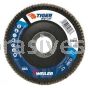 Weiler 50806 4-1/2" Big Cat Abrasive Flap Disc Flat Type 27 Phenolic Backing 120 Z 7/8" Arbor Hole