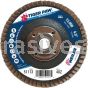 Weiler 51113 4-1/2" Tiger Paw Abrasive Flap Disc Flat Type 27 Phenolic Backing 40 Z 5/8"-11 UNC Nut