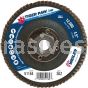 Weiler 51164 4-1/2" Tiger Paw Super High Density Flap Disc Flat Type 27 Phenolic Backing 36 Z 5/8"-11 UNC Nut