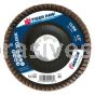 Weiler 51245 4-1/2" Tiger Paw Abrasive Flap Disc Angled Phenolic Backing 40 Z X-LOCK Arbor Hole