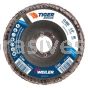 Weiler 51300 4-1/2 Tiger Angled Radial Zirc Flap Disc 40 Z 7/8 Arbor Hole