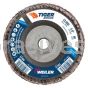 Weiler 51303 4-1/2 Tiger Angled Radial Zirc Flap Disc 40 Z 5/8-11 Nut