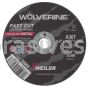 Weiler 56068 3" x 1/16" Wolverine Type 1 Cut-Off Wheel A36T 3/8" AH
